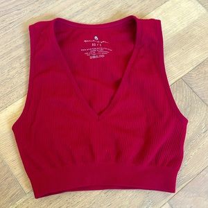 stretchy tight crop top / sports bra || xs/s || spiritual gangster